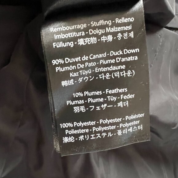 Mackage parka Ashlyn-n Genuine Fox Fur Trim Hooded Down Jacket In Black Large - Picture 9 of 15